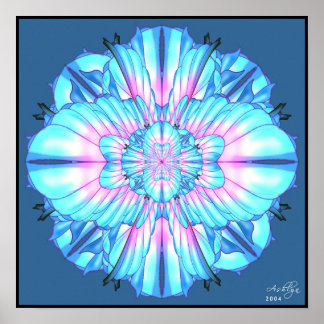 Mandala nummer één poster