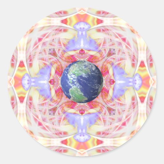 Mandala of Peace on Earth Stickers (Devant)