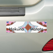Mandala olieverfschilderij Art Print Bumpersticker (Op auto)