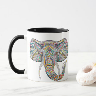 Mandala Olifant Koffie Mok