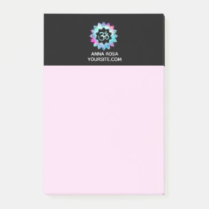 *~* Mandala Om Aum Lotus Flower Post-it® Notes