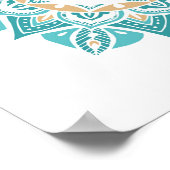 Mandala Om spiritueel Poster (Hoek)