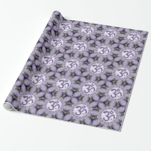Mandala OM - violet Cadeaupapier