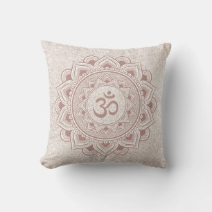 Mandala Om Yoga Harmonie Meisjesachtige Moderne Yo Kussen