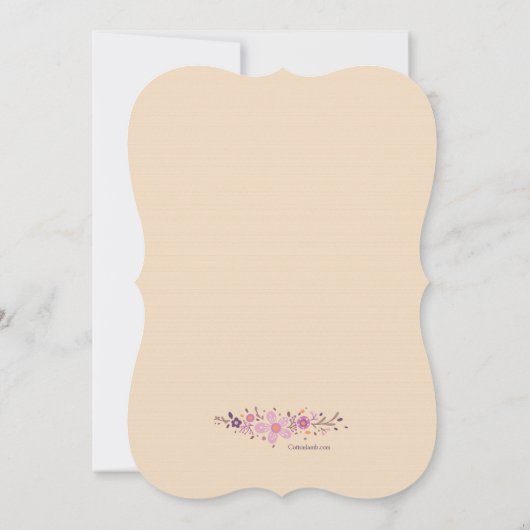 Mandala One Uitnodiging (Achterkant)