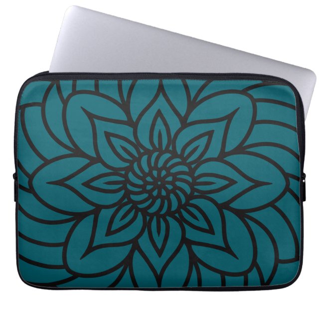 Mandala ontwerp laptophoes laptop sleeve (Voorkant)