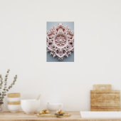 Mandala-ontwerp Poster (Keuken)