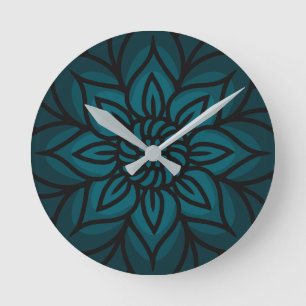 Mandala ontwerp wandklok ronde klok
