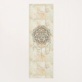 Mandala op Marble Yogamat (Achterkant)