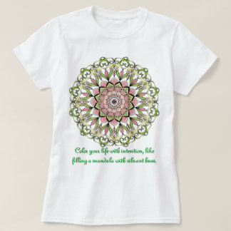 Mandala op T-shirt