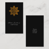 Mandala-oproepkaart Contactkaartje (Voorkant / Achterkant)