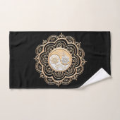 Mandala or et argent (Serviette à main)