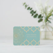 Mandala oriental - Carte de visite (Debout devant)