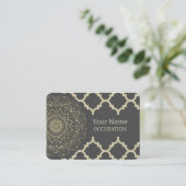 Mandala oriental - Carte de visite (Debout devant)