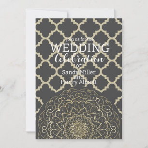 Mandala Oriental - Carte Faire-part de mariage