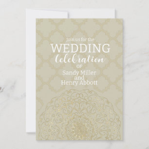 Mandala Oriental - Carte Faire-part de mariage