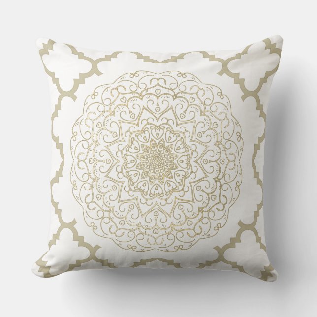 Mandala oriental - Coussin (Recto)