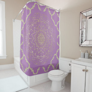 Mandala Oriental - Rideau de douche