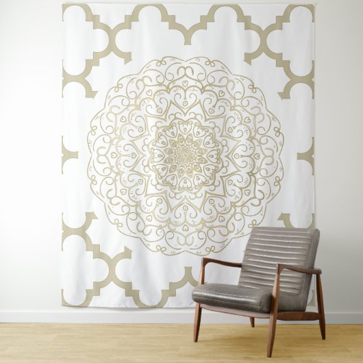 Mandala Oriental - Tapisserie (En situation)