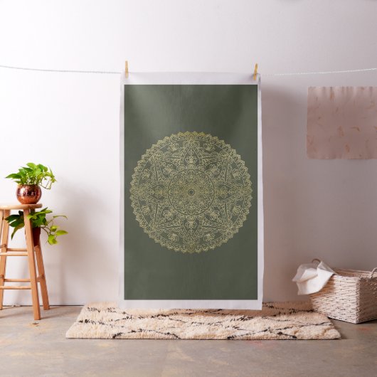 Mandala Oriental - Tissu (In Situ)