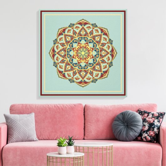 Mandala Oriental - Toile Enveloppée (Insitu(Salon))