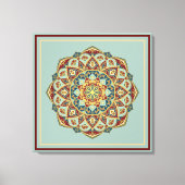 Mandala Oriental - Toile Enveloppée (Recto)