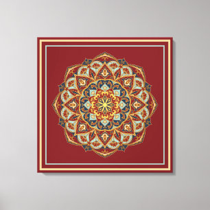 Mandala Oriental - Toile Enveloppée