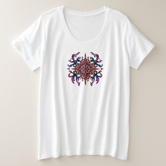 Mandala Orné avec détails complexes (Design devant)