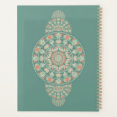 Mandala Ornementale Rétro Sage & Sable customisé (Dos)