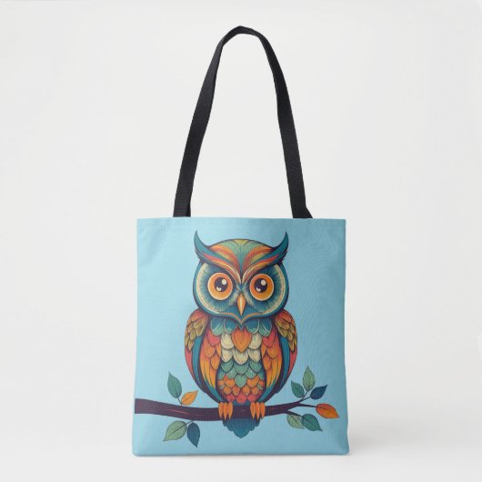 Mandala Owl Draagtas (Voorkant)