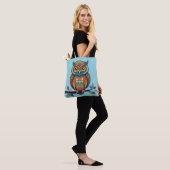 Mandala Owl Draagtas (Op model)
