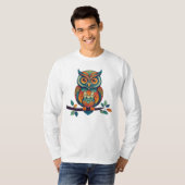 Mandala Owl T-shirt (Voorkant volledig)