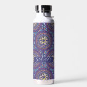Mandala Paars Waterfles (Links)