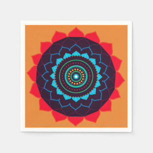 Mandala Paper Napkin Servet