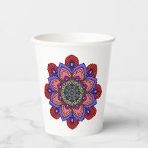 Mandala papieren bekertje