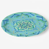 Mandala papieren Borden Bordje (Gekanteld)