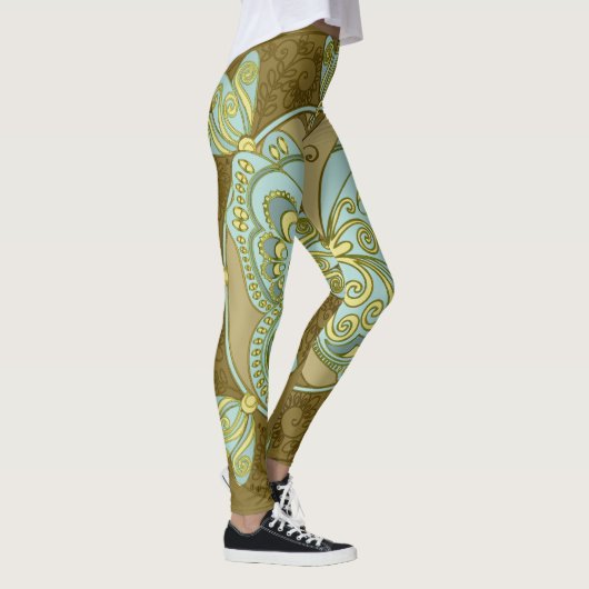 Mandala papillon - Leggings (Droite)