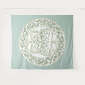 Mandala papillon - Tapisserie (Devant (Horizontal))