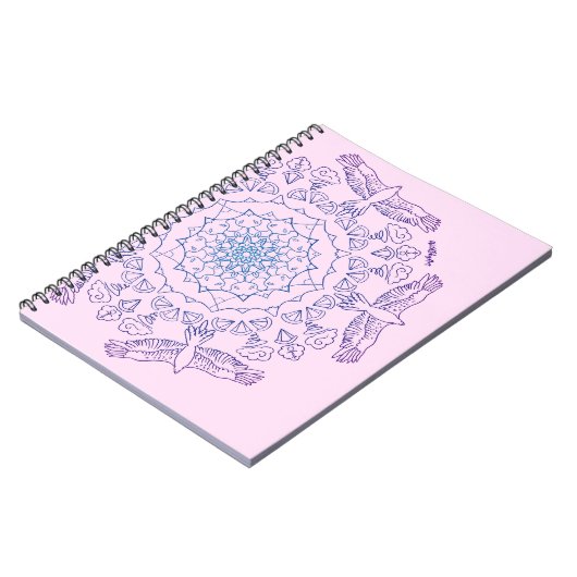 Mandala Paragliding Notitieboek (Linkerzijde)