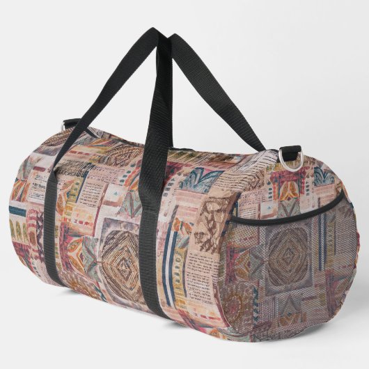 Mandala Patchwork Duffle sac (Coin droit)