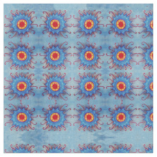 Mandala Patroon Gekamd Katoen (56" breedte) Stof