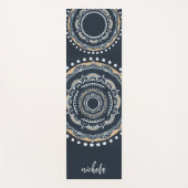 Mandala patroon gepersonaliseerd yogamat (Voorkant)