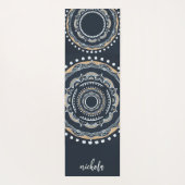 Mandala patroon gepersonaliseerd yogamat (Achterkant)