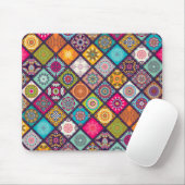 Mandala patroon kleurrijk Marokkaans Muismat (Met muis)