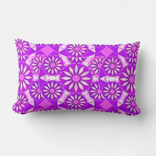 Mandala patroon, violet, orchidee en roze kussen