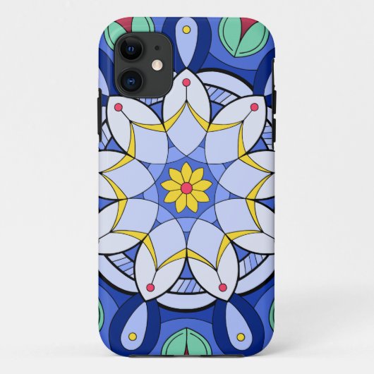 Mandala Pattern 01 Case-Mate iPhone Case (Achterkant)