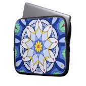 Mandala Pattern 01 Electronics Bag Laptop Sleeve (Voorkant Links)