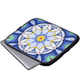 Mandala Pattern 01 Electronics Bag Laptop Sleeve (Voorkant onderkant)