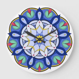Mandala Pattern 01 Grote Klok