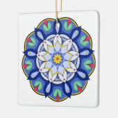 Mandala Pattern 01 Keramisch Ornament (Links)